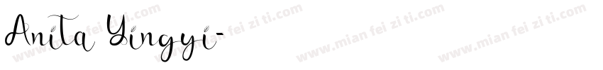 Anita Yingyi字体转换